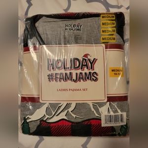 Ladies holiday pajama set